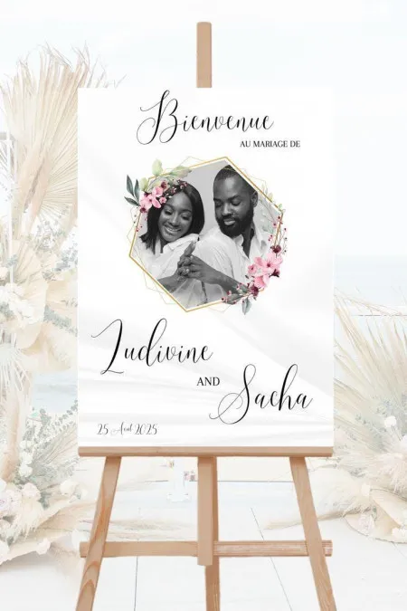 Papan Akrilik Papan Pernikahan Mangga Besar